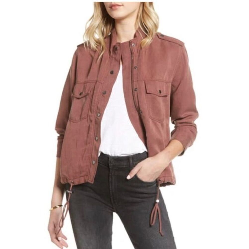 Rails Collins rust khaki lightweight military M d… - image 1